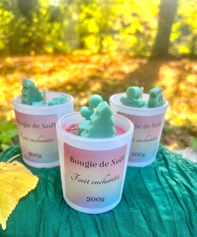 ✨ Édition de Noël - Bougie parfumée Forêt Enchantée ✨