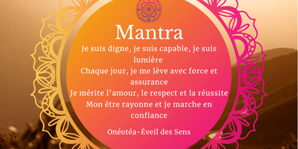 Bougie parfumée Mandala Citrine & Howlite - Musc Blanc - Onéotéa - Éveil des Sens