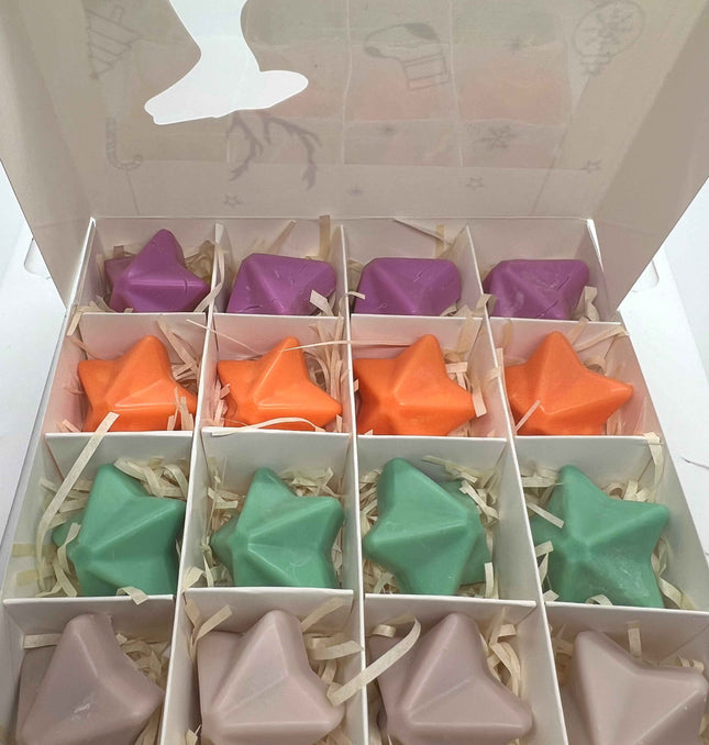 🎄 Coffret de Noël – 16 Fondants Parfumés – Ambiance douce et gourmande