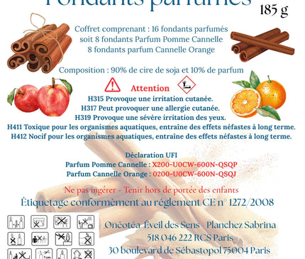 Bougies et fondants parfumés artisanaux, fabrication française naturelle.