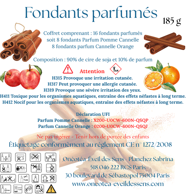 Bougies et fondants parfumés artisanaux, fabrication française naturelle.
