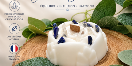 Mandala Intuition et Clarté - Bougie parfumée