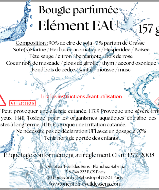 Bougies et fondants parfumés artisanaux, fabrication française naturelle.