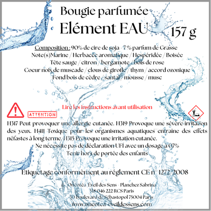 Pack de 4 Bougies – Collection Les 4 Éléments - Edition limitée