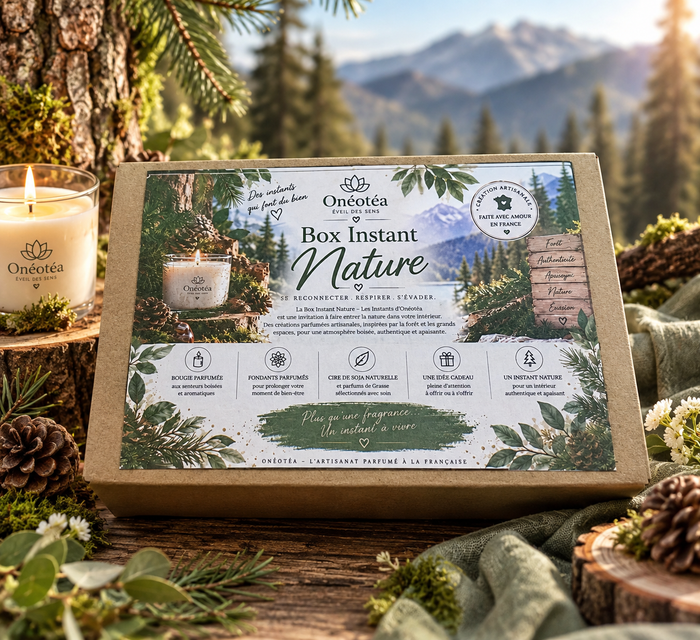 Box Instant Nature – Une escapade parfumée aux notes boisées | Onéotéa