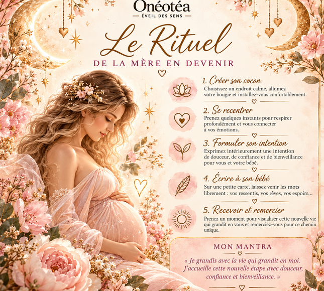 Mère en devenir | Bougie d'intention Grossesse | Onéotéa