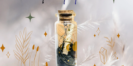 Fiole de Protection - Shungite Obsidienne & Mantra Sacré pour Équilibre Énergétique