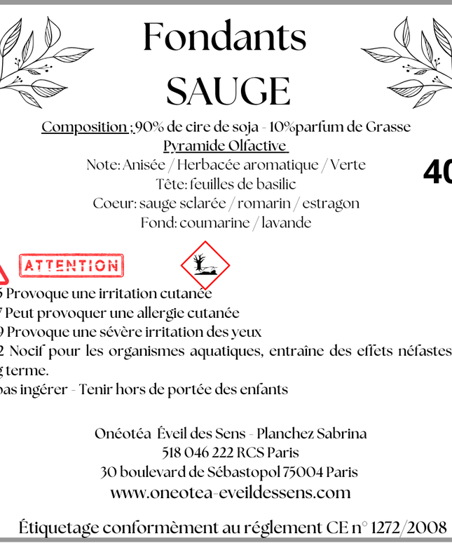 Bougies et fondants parfumés artisanaux, fabrication française naturelle.