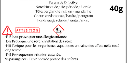 Fondant Parfumé Triskel à la Sauge & Agrumes - Équilibre et Énergie - Onéotéa - Éveil des Sens