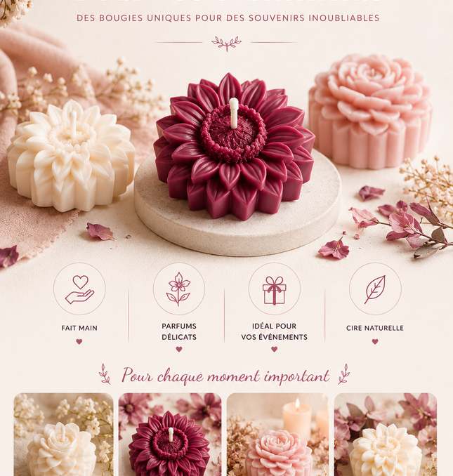 Onéotéa Éveil des Sens - L'artisanat parfumé à la française pour le bien-être
Fondant parfumé , Bougie parfumée