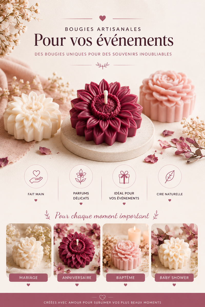 Onéotéa Éveil des Sens - L'artisanat parfumé à la française pour le bien-être
Fondant parfumé , Bougie parfumée
