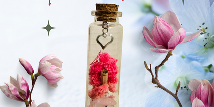Fiole du Féminin Sacré – Pierre de lune & Quartz rose & Mantra Sacré