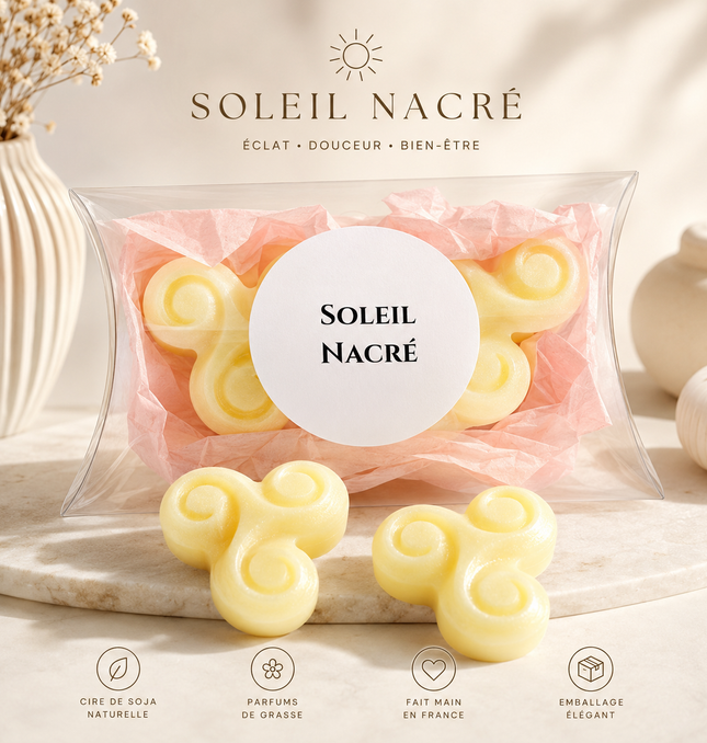 Soleil Nacré☀️ Fondant parfumé - Vendu par lot de 3