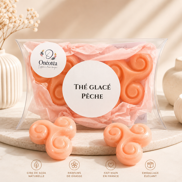Thé Glacé Pêche 🍑☀️Vendu par lot de 3 fondants parfumés