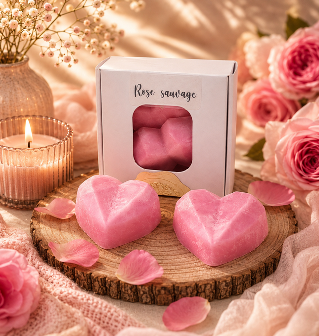 Lot de 2 Fondants • Rose sauvage - Création Onéotéa