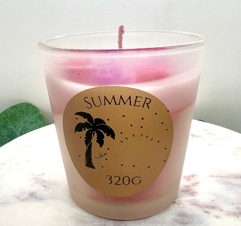 Bougie " Summer " Escale fruitée
