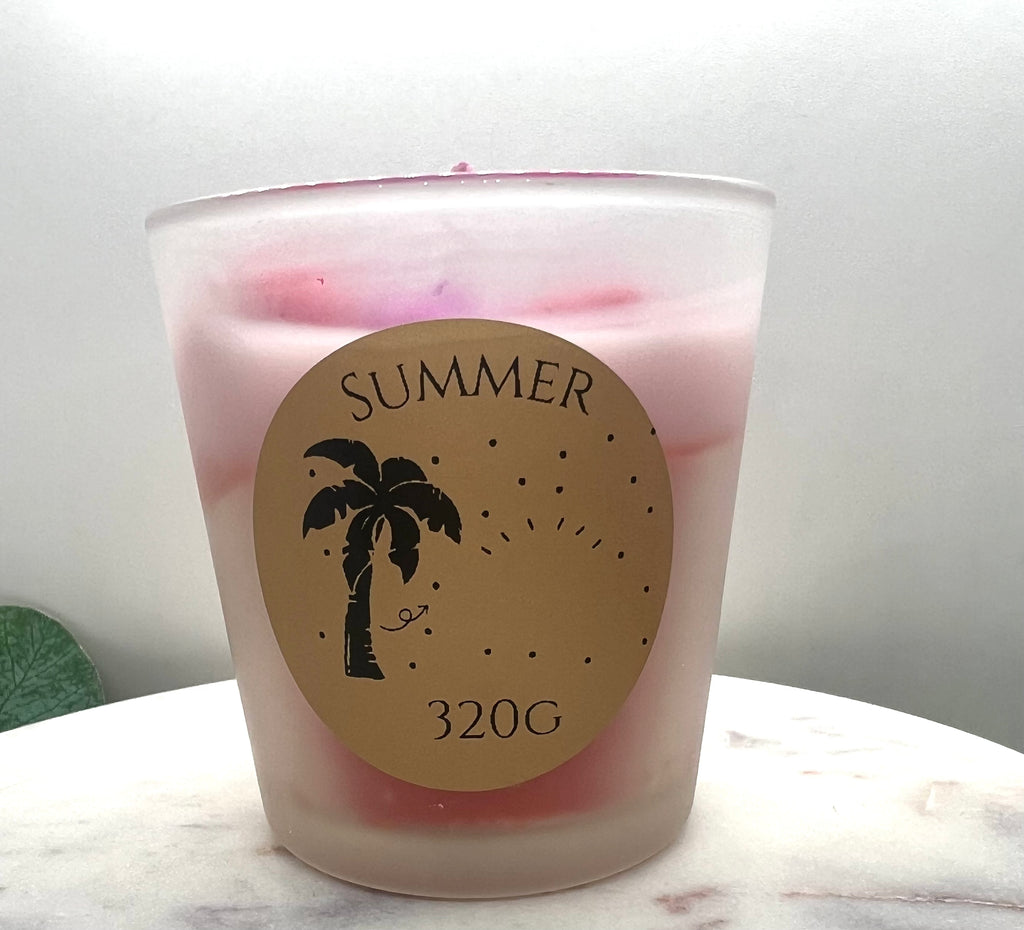 Bougie " Summer " Escale fruitée