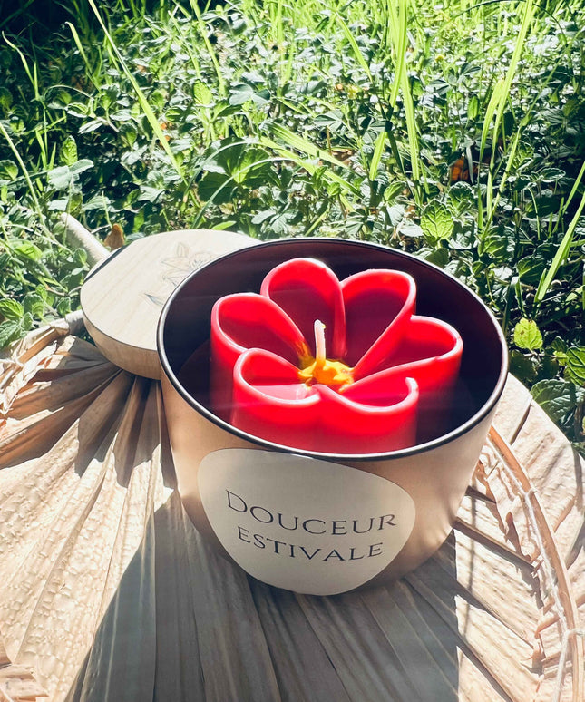 ✨ Bougie parfumée – Douceur Estivale