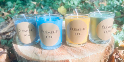 Pack de 4 Bougies – Collection Les 4 Éléments - Edition limitée