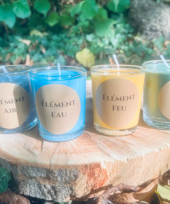 Pack de 4 Bougies – Collection Les 4 Éléments - Edition limitée