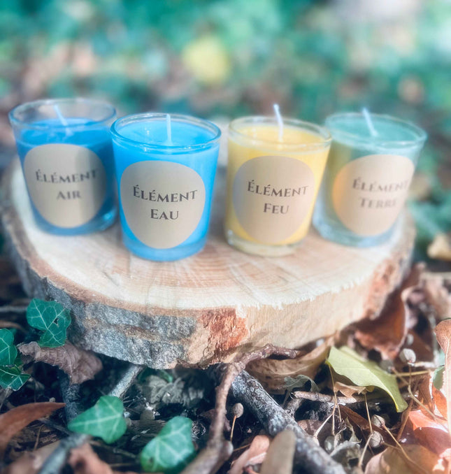 Pack de 4 Bougies – Collection Les 4 Éléments - Edition limitée