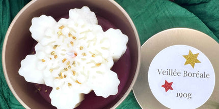 ❄️✨Bougie parfumée de Noël – Veillée Boréale ✨