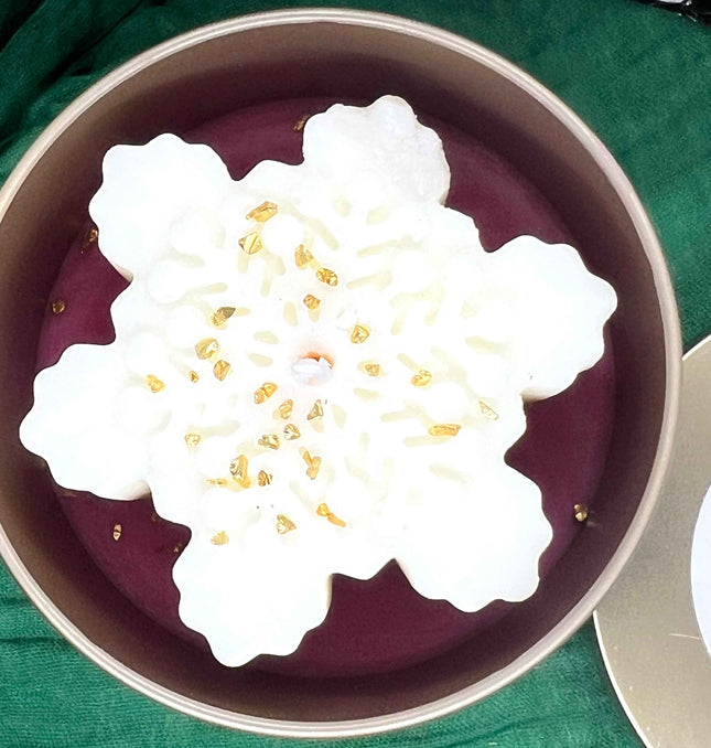 ❄️✨Bougie parfumée de Noël – Veillée Boréale ✨