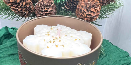 ❄️✨Bougie parfumée de Noël – Veillée Boréale ✨