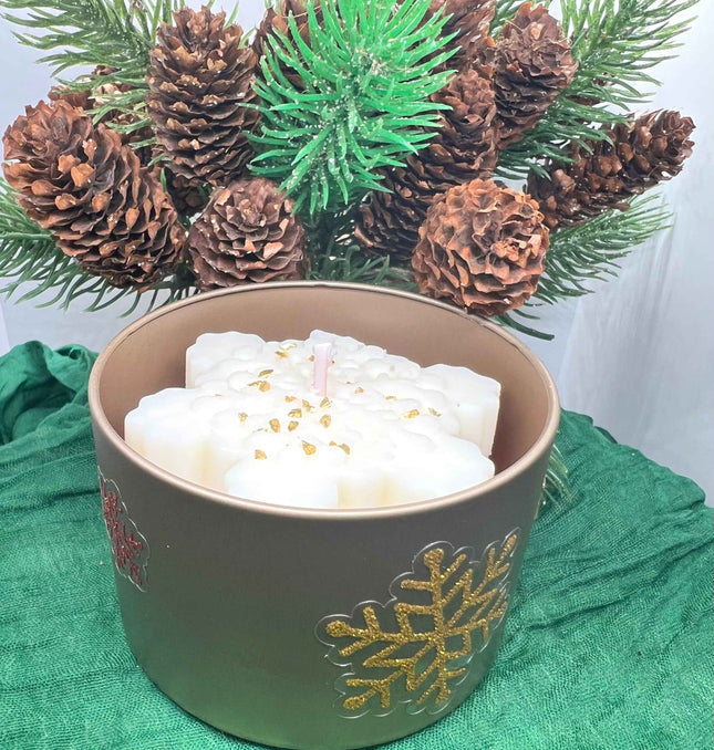 ❄️✨Bougie parfumée de Noël – Veillée Boréale ✨