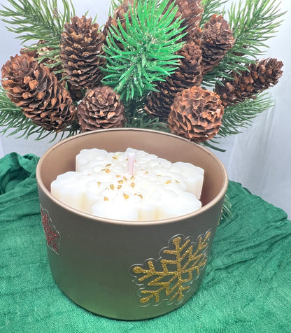 ❄️✨Bougie de Noël – Veillée Boréale ✨