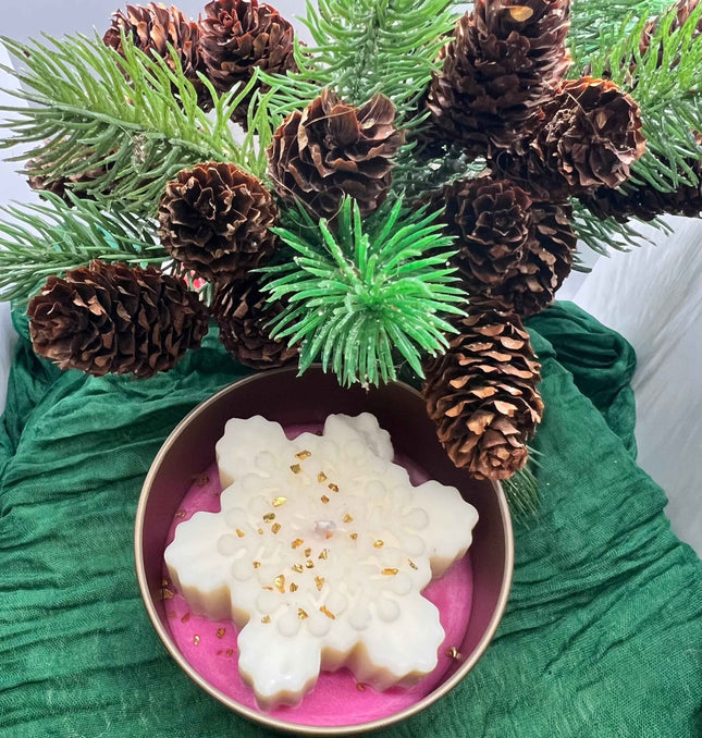 ❄️✨Bougie parfumée de Noël – Veillée Boréale ✨