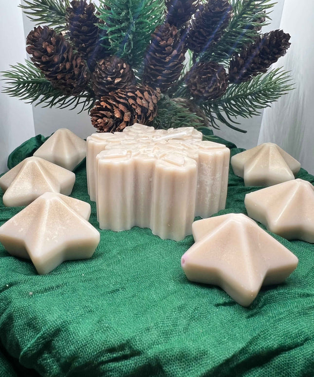 ✨ Coffret de Noël bougie et fondants parfumés au Musc Blanc ✨