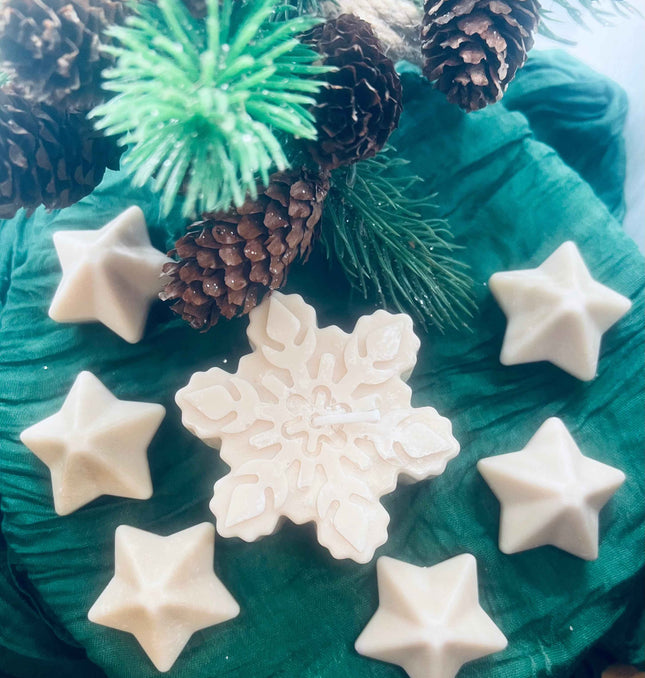 ✨ Coffret de Noël bougie et fondants parfumés au Musc Blanc ✨