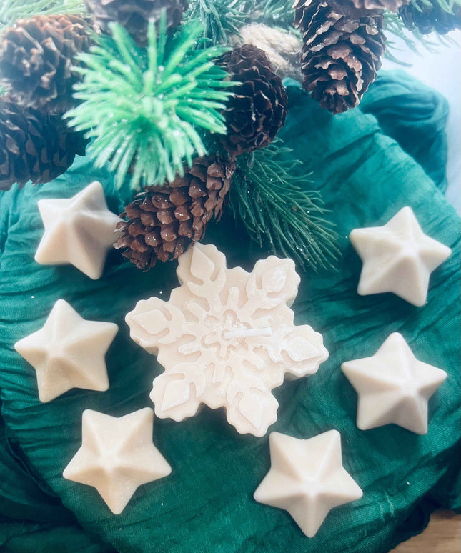 ✨ Coffret de Noël bougie et fondants parfumés au Musc Blanc ✨