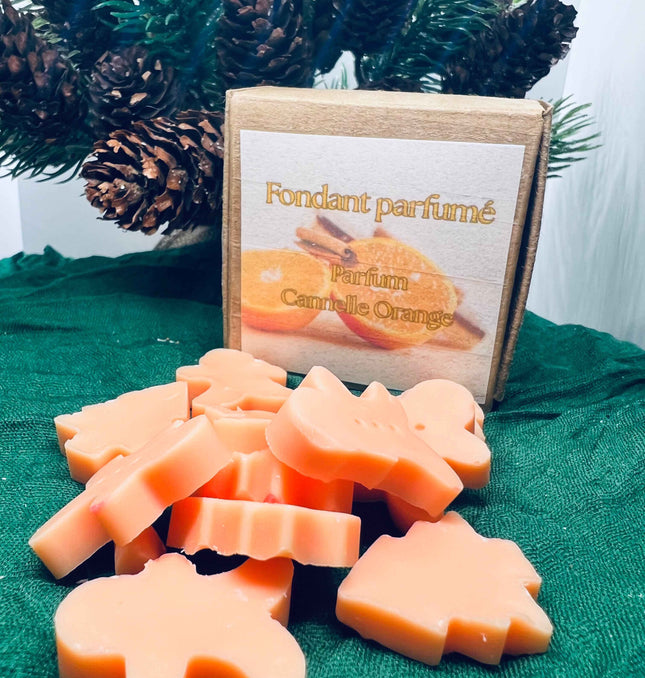 🎄🍊 Boîte de Noël – Fondants parfumés Cannelle Orange 🎄🍊