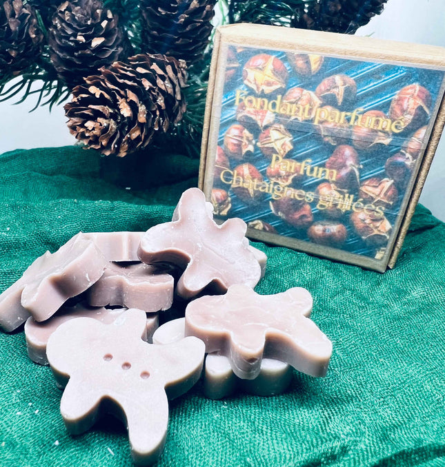 🌰✨ Boîte de Noël – Fondants parfumés Châtaignes Grillées ✨🌰