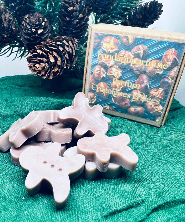 🌰✨ Boîte de Noël – Fondants parfumés Châtaignes Grillées ✨🌰