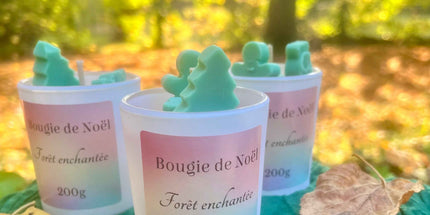 ✨ Édition de Noël - Bougie parfumée Forêt Enchantée ✨