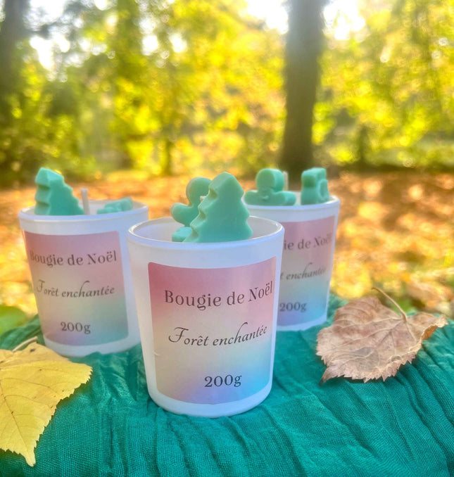 ✨ Édition de Noël - Bougie parfumée Forêt Enchantée ✨