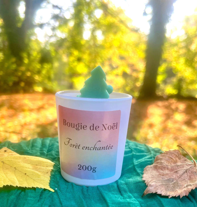 ✨ Édition de Noël - Bougie parfumée Forêt Enchantée ✨