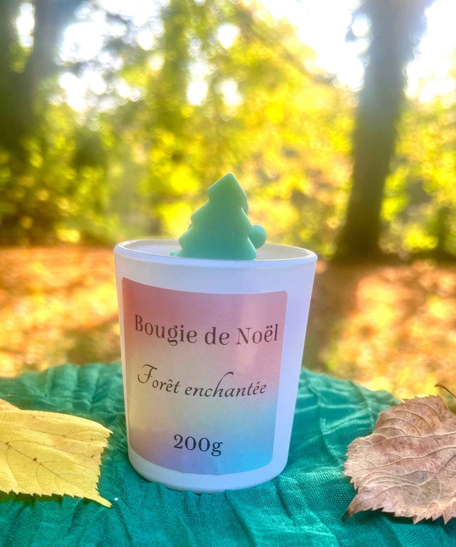 ✨ Édition de Noël - Bougie parfumée Forêt Enchantée ✨