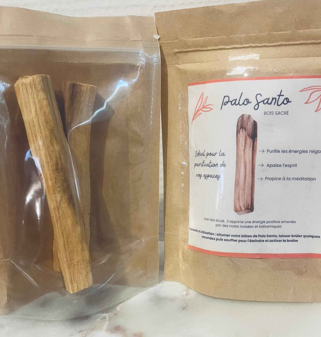 🔥 Bâton de Palo Santo 100% Naturel – Purification, Harmonie & Élévation Spirituelle