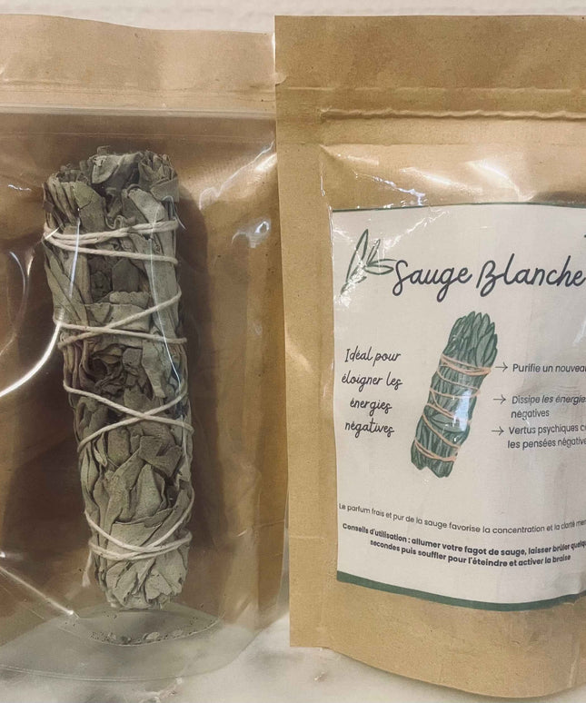🕊️ Fagot de Sauge Blanche 100% Naturelle