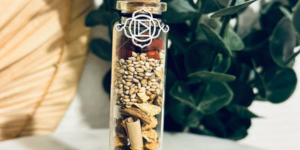 Fiole Chakra Racine  Maladhara - Symbole de Force, Vitalité et Confiance en Soi