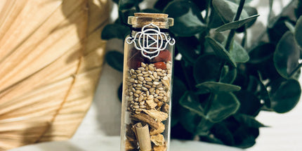 Fiole Chakra Racine  Maladhara - Symbole de Force, Vitalité et Confiance en Soi