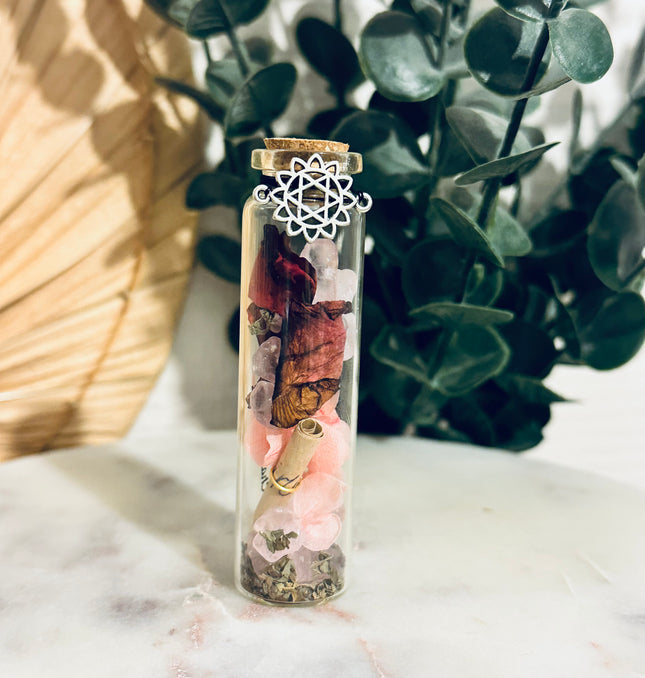 Fiole Chakra Cœur Anahata - Amour, Émotions et Paix Intérieure