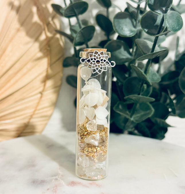 Fiole Chakra Coronal Sahasrara - Symbole de la connaissance et de la spiritualité