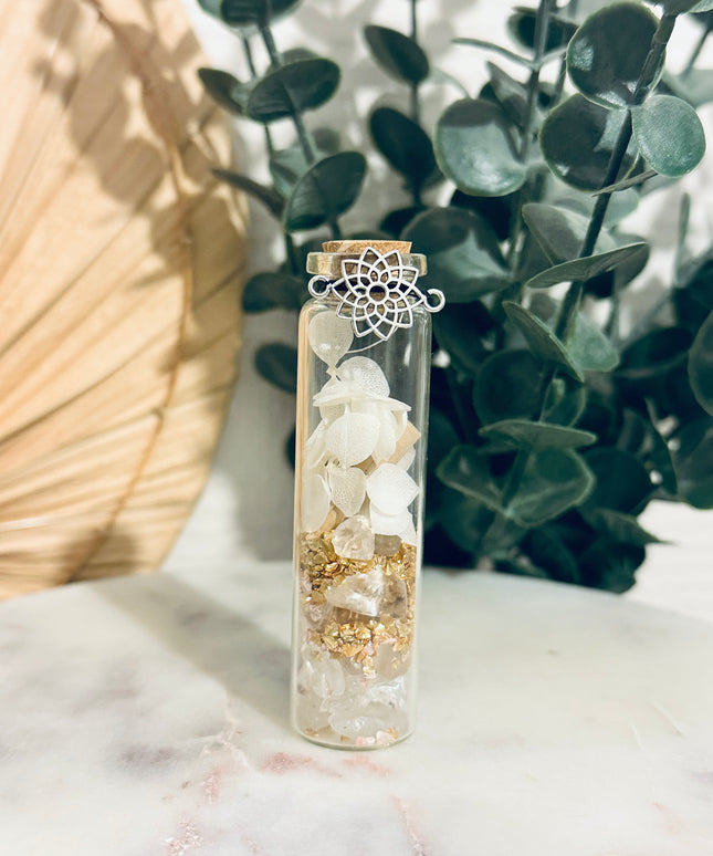 Fiole Chakra Coronal Sahasrara - Symbole de la connaissance et de la spiritualité