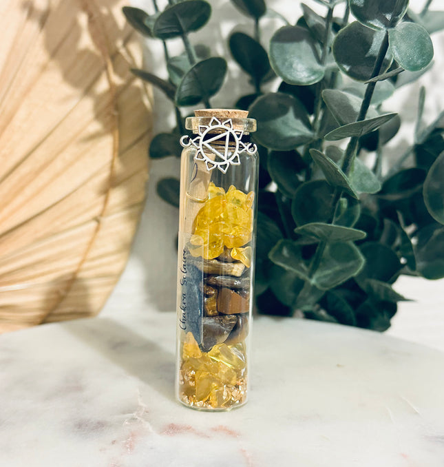 Fiole Chakra Plexus Solaire Manipura - Estime de Soi et Puissance Personnelle