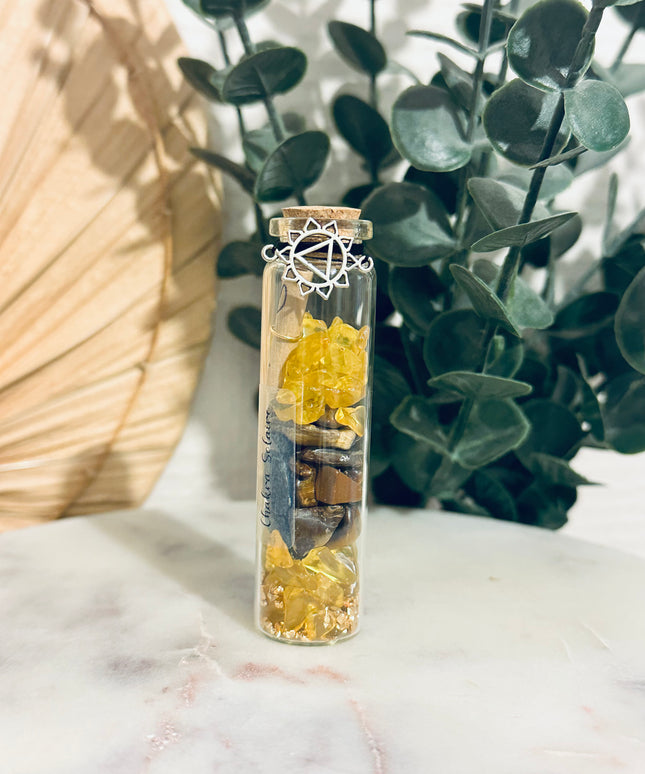 Fiole Chakra Plexus Solaire Manipura - Estime de Soi et Puissance Personnelle